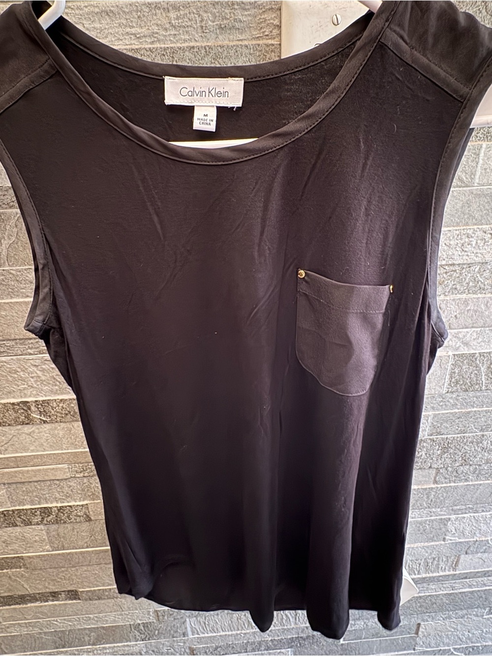 Calvin Klein Dark Black Lightweight Tee